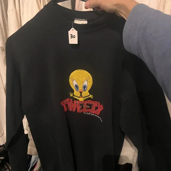 Tweety Black Sweater